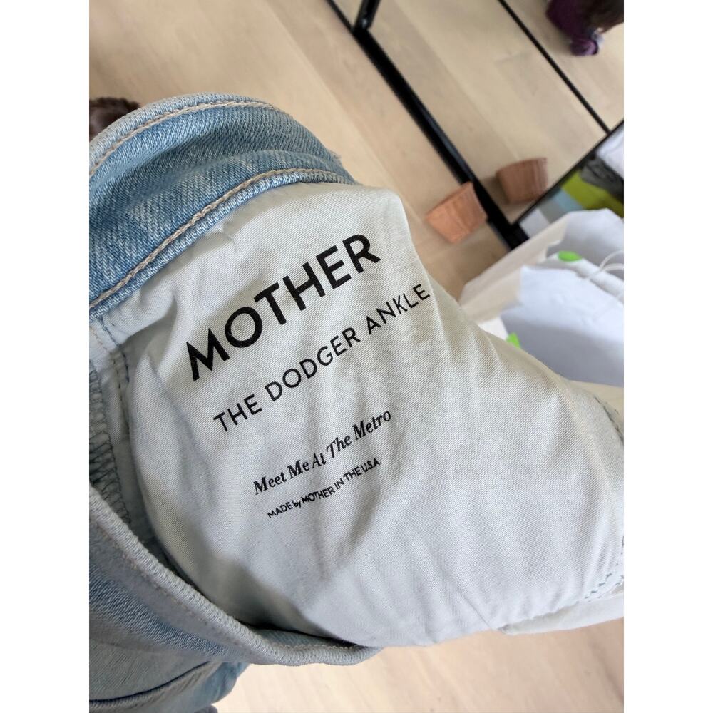 Mother Denim The Dodger Ankle Meet me At The Metro 25 NWOT - Picture 4 of 5